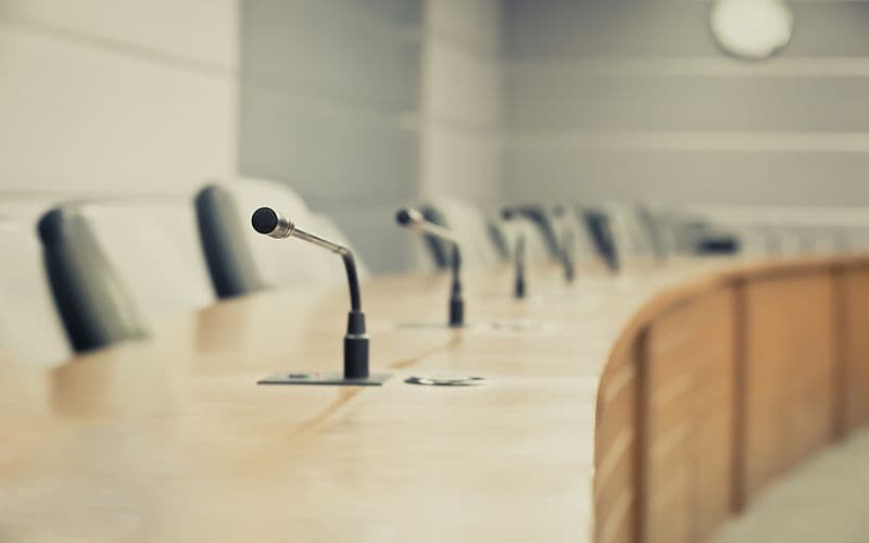 empty board room